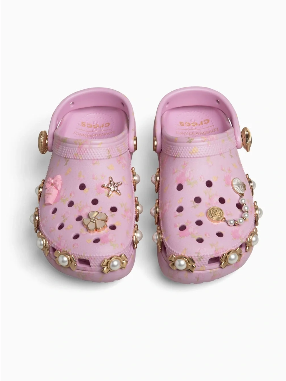 NWT- Crocs x Loveshackfancy- Classic Platform clog - Picture 2 of 8